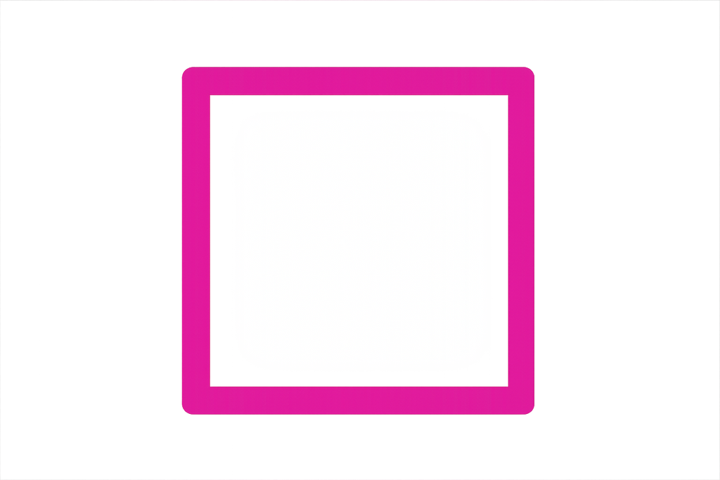 Contorno fucsia interior blanco
